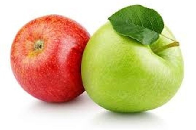 a green apple